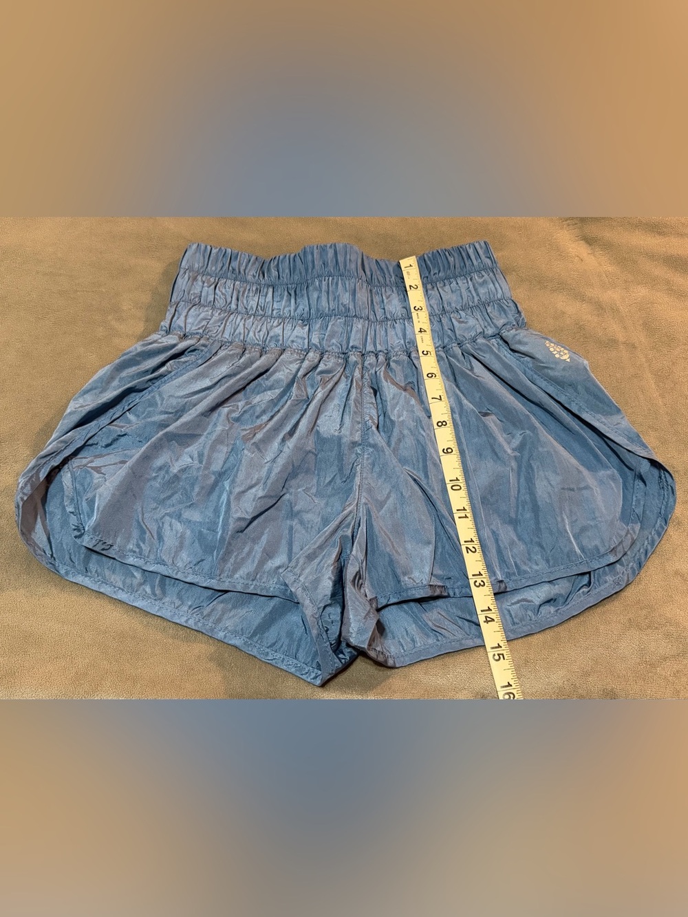 FP Movement by Free People Small High Waist Blue Shorts Perfect Condition 😍